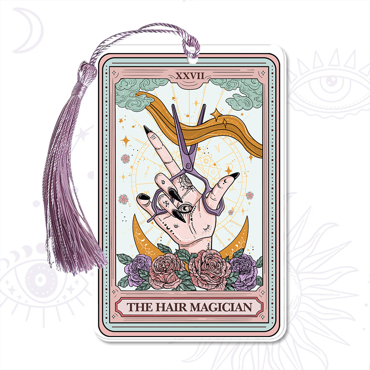Purplehecate The Hair Magician Tarot Bookmark