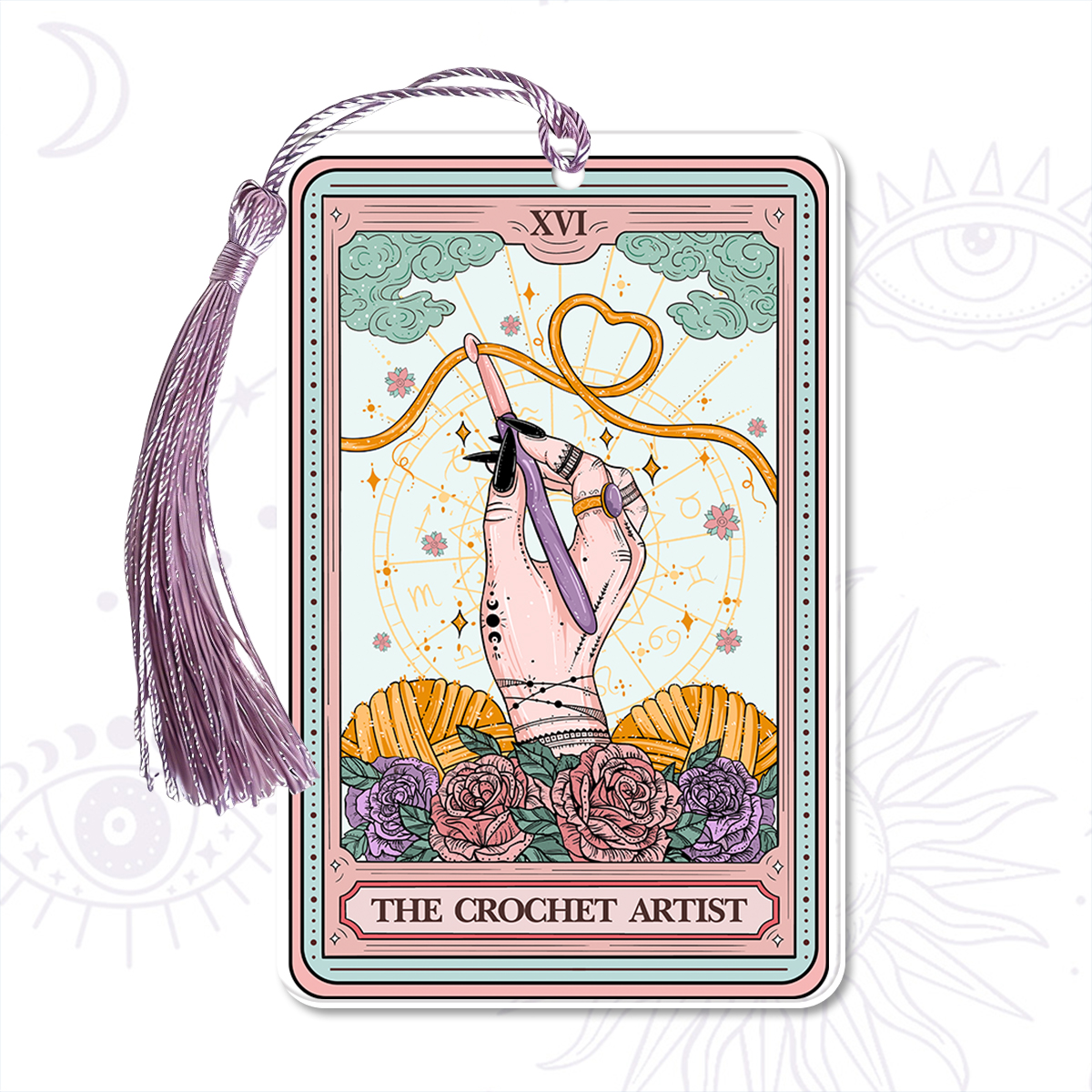 Purplehecate The Crochet Artist Tarot Card Bookmark