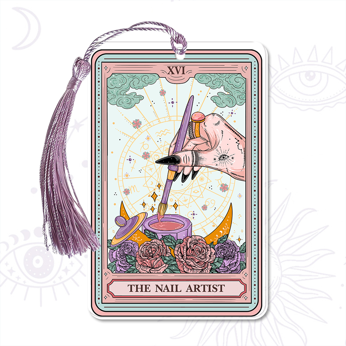 Purplehecate The Nail Artist Tarot Card Bookmark