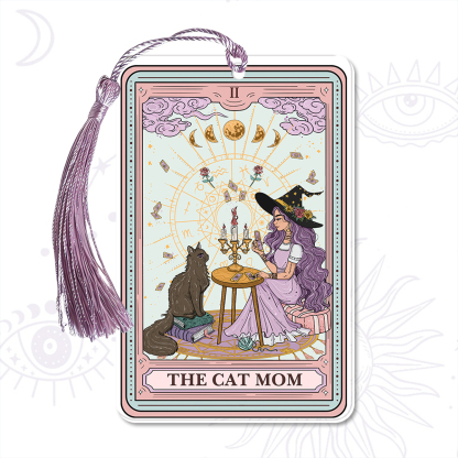 Purplehecate The Cat Witch Mom Tarot Bookmark