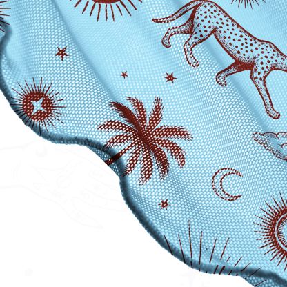 Purplehecate Eye of the Universe Mesh Cover Up Dress