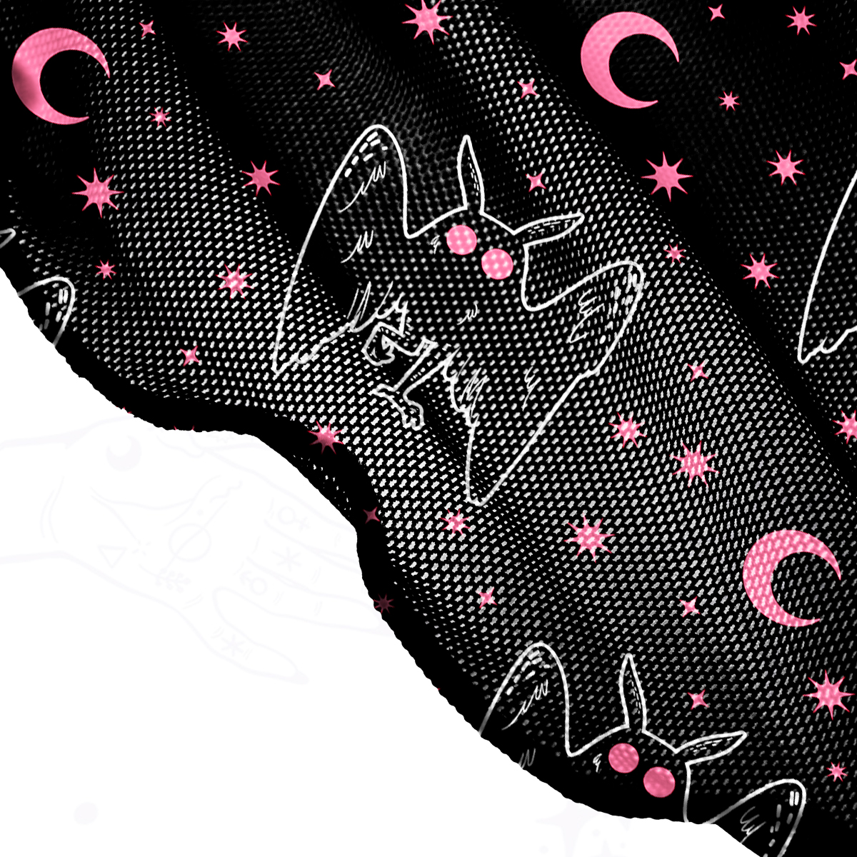 Purplehecate Witchy Mothman Night Mesh Cover Up Dress