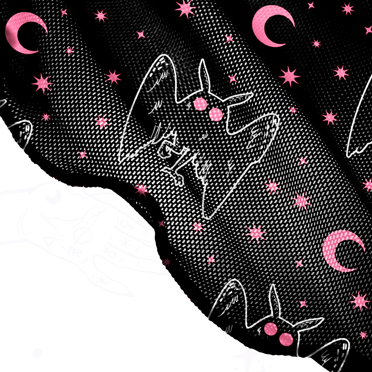 Purplehecate Witchy Mothman Night Mesh Cover Up Dress