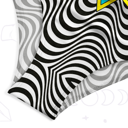 Purplehecate Psychedelic Eye Portal One-Piece Swimsuit