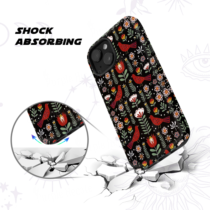 Purplehecate Mystic Forest Bird Phone Case