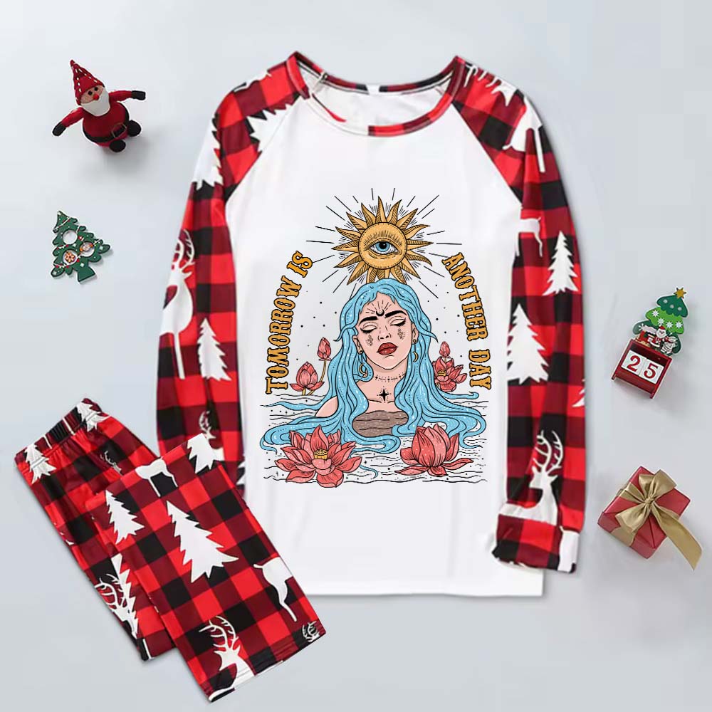 Purplehecate Tomorrow Is Another Day Elk Christmas Pajamas