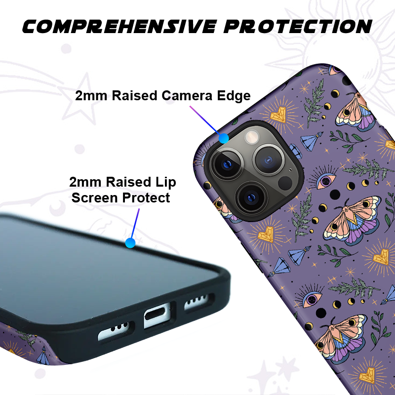 [Copy]Purplehecate Phases of the Moon Bee Phone Case