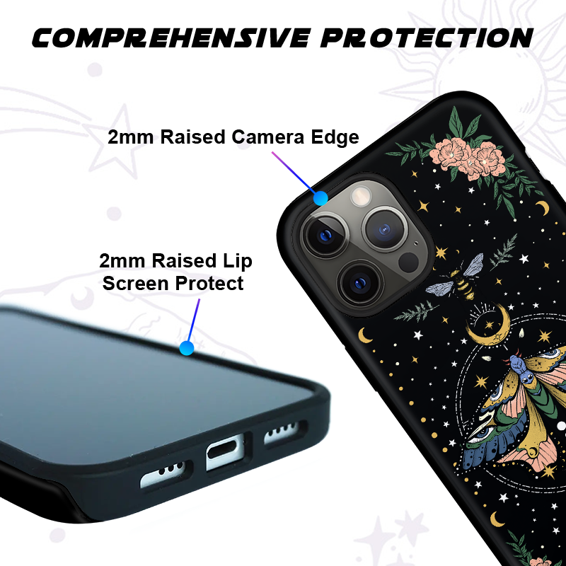 Purplehecate Mystical Moth Phone Case