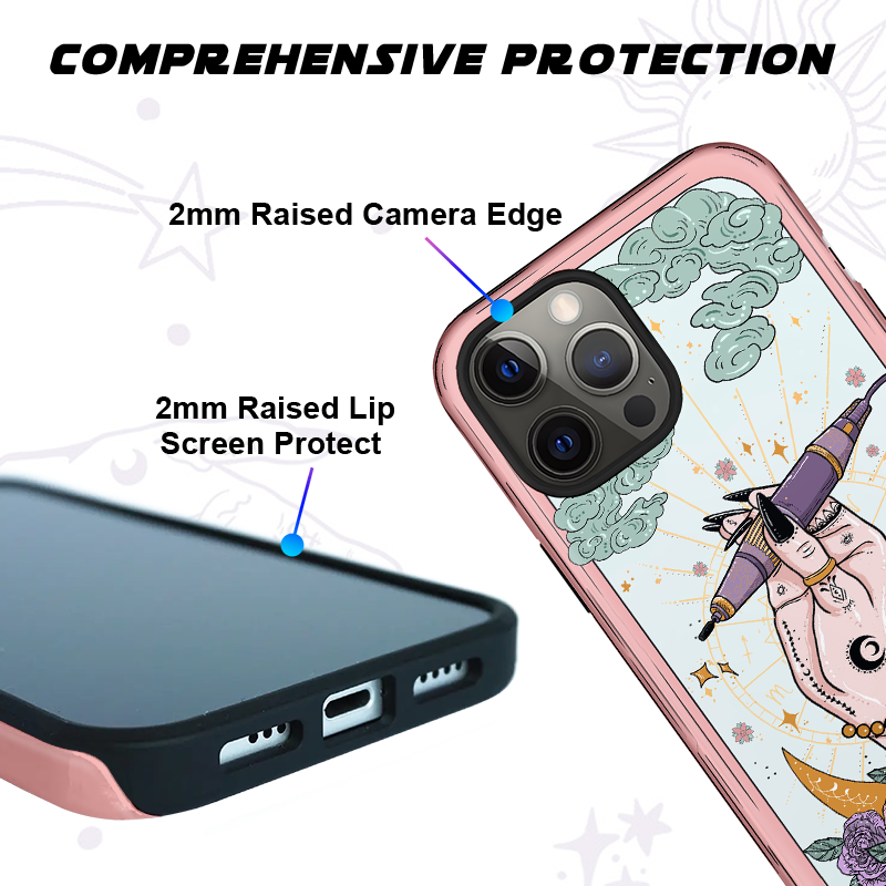 Purplehecate The Nail Tech Tarot Card Phone Case