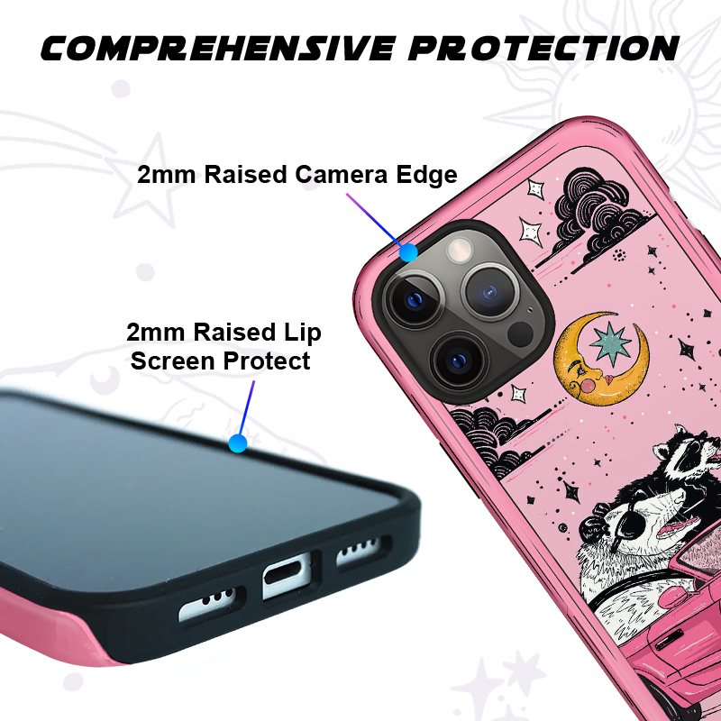 Purplehecate The Team Trash Tarot Card Phone Case