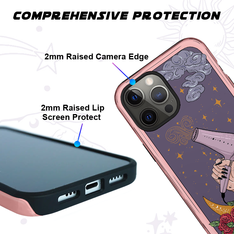 Purplehecate The Hair Dryer Tarot Phone Case