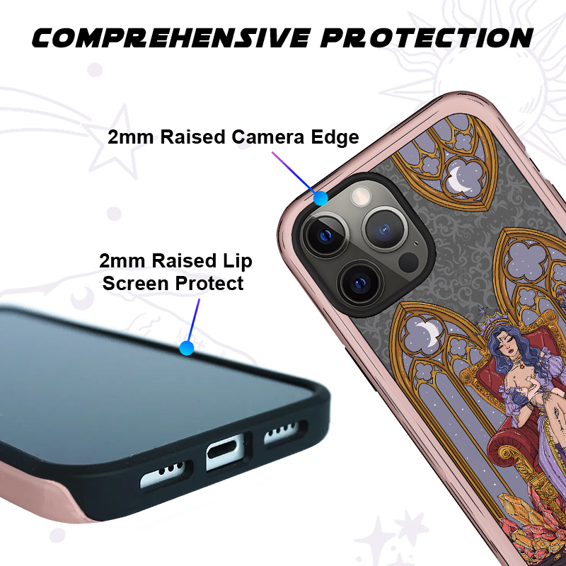 Purplehecate The Mother Tarot Card Phone Case