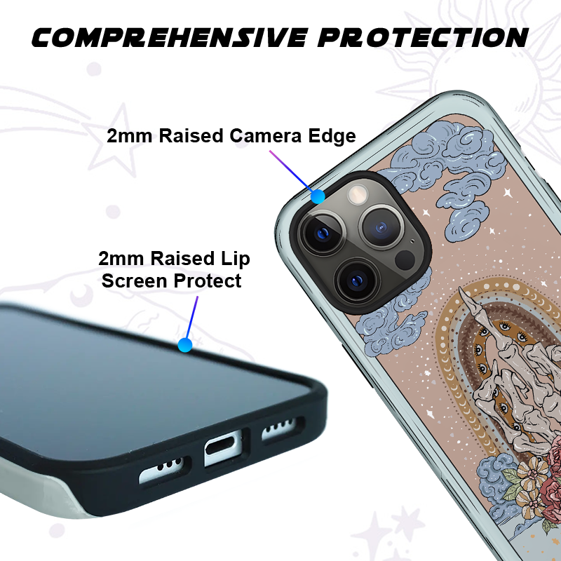 Purplehecate The Zero Of Fucks Tarot Phone Case