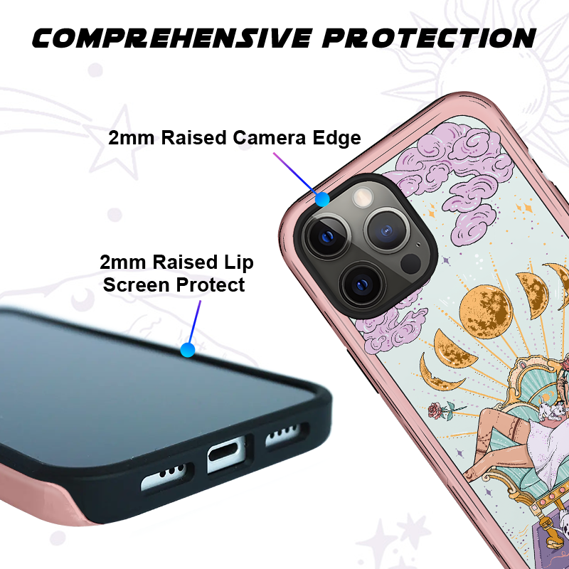 Purplehecate The Dog Mom Tarot Card Phone Case