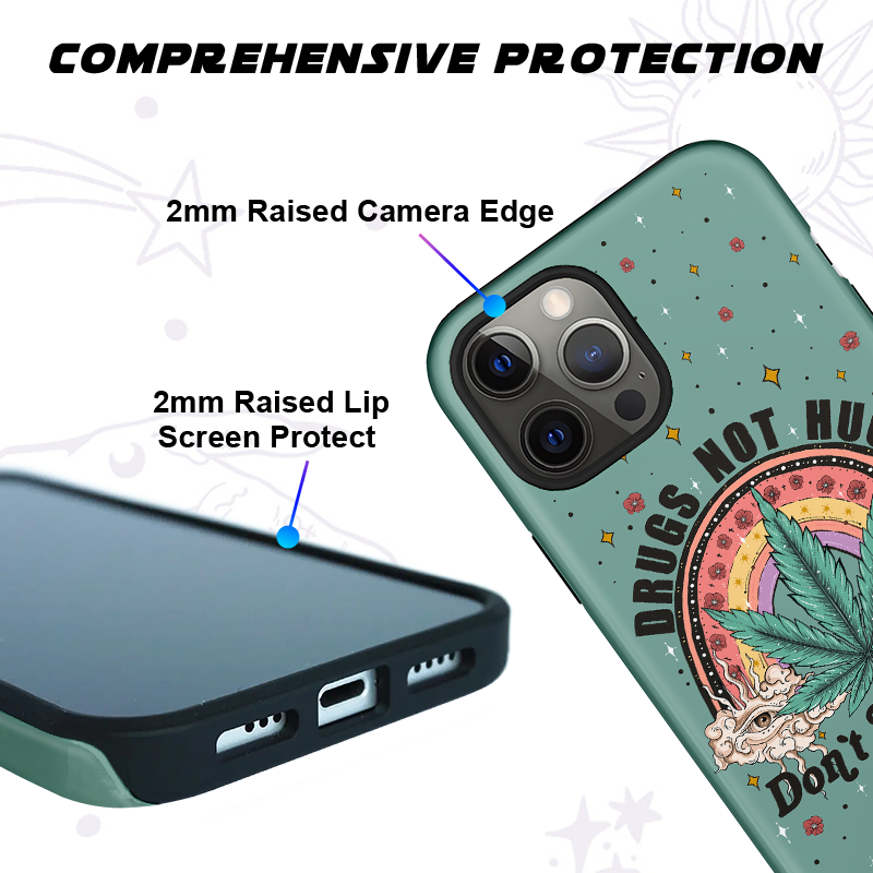 Purplehecate Drugs Not Hug Phone Case