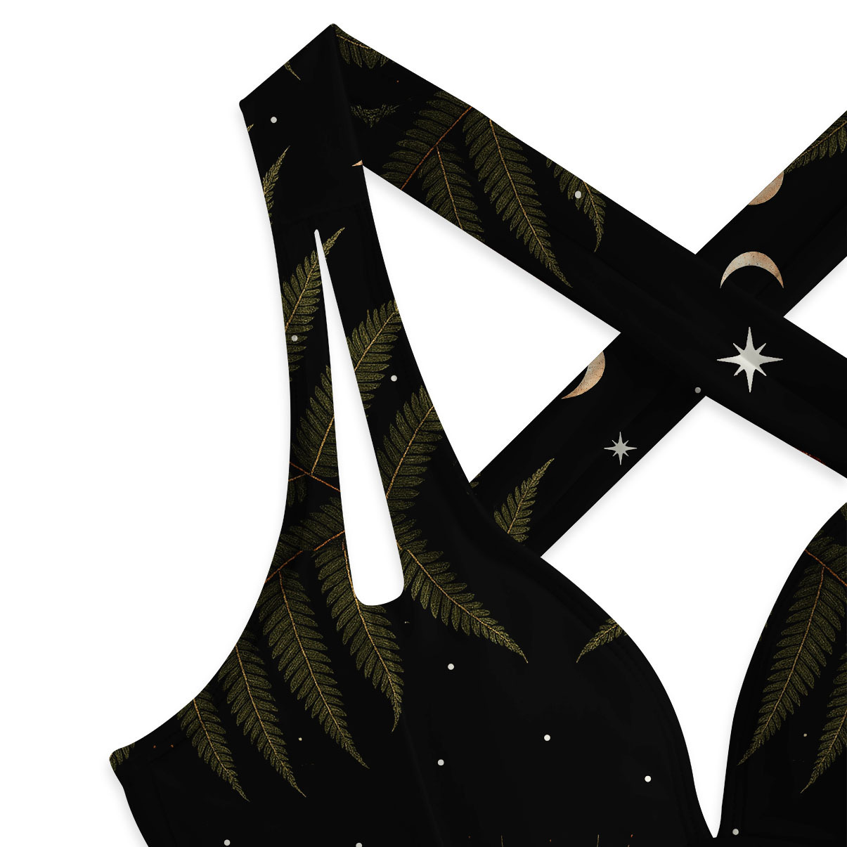 Purplehecate Moonlit Mushroom Gown One-Piece Swimsuit