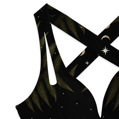 Purplehecate Moonlit Mushroom Gown One-Piece Swimsuit