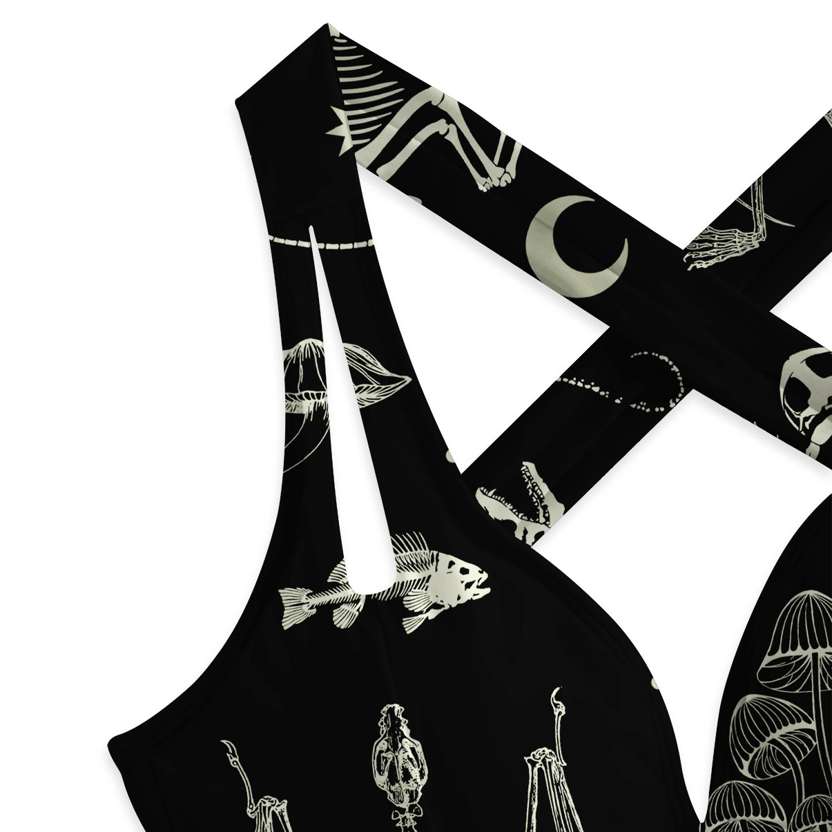 Purplehecate Prehistoric Fantasy One-Piece Swimsuit