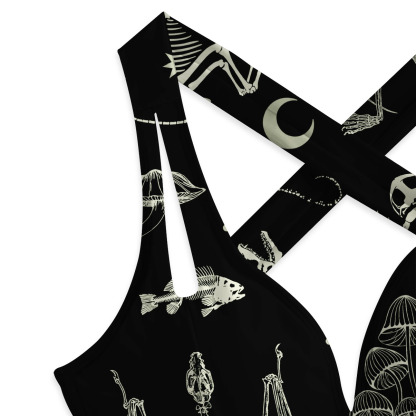 Purplehecate Prehistoric Fantasy One-Piece Swimsuit