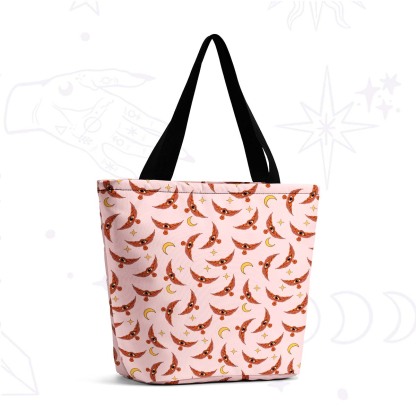 Purplehecate Moth and Moon Tote Shopping Bag