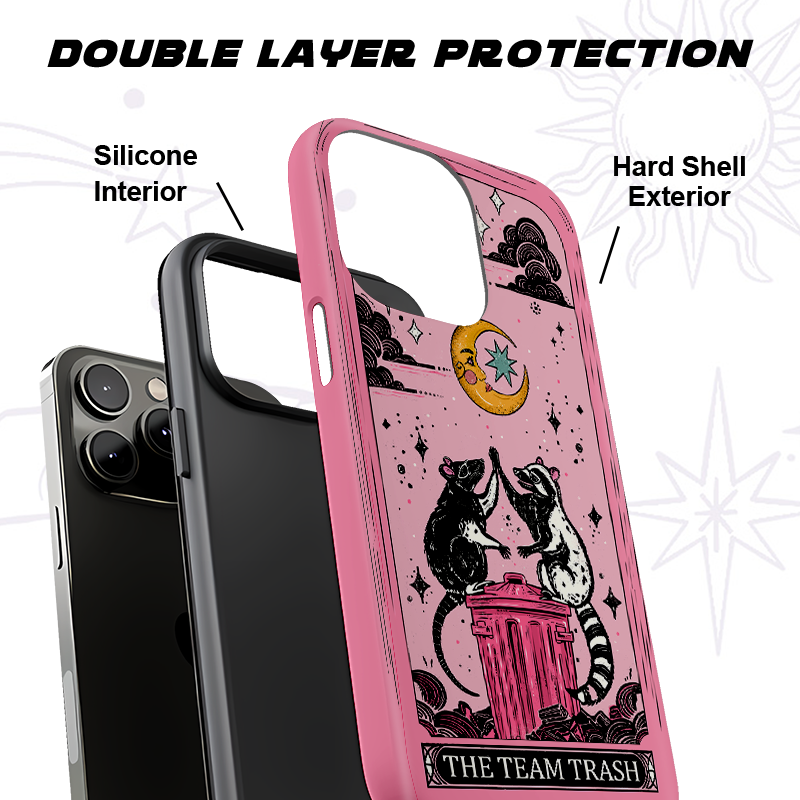 Purplehecate The Team Trash Opossum Tarot Phone Case