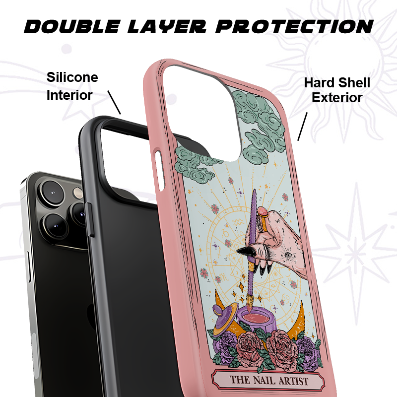Purplehecate The Nail Artsit Tarot Card Phone Case