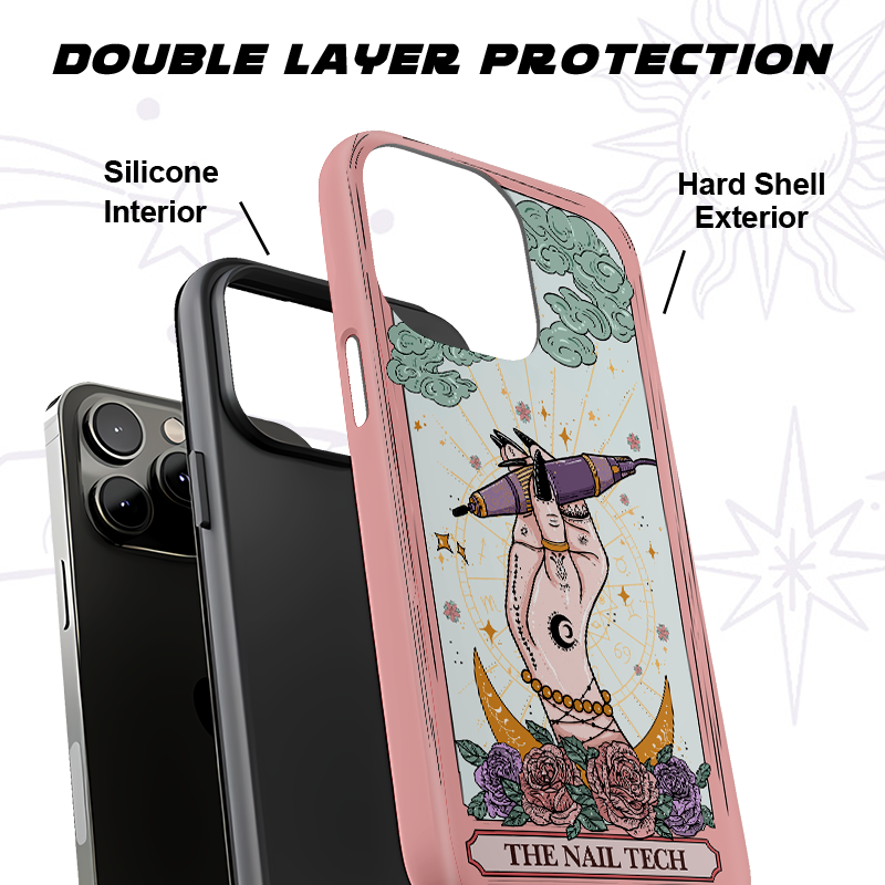 Purplehecate The Nail Tech Tarot Card Phone Case