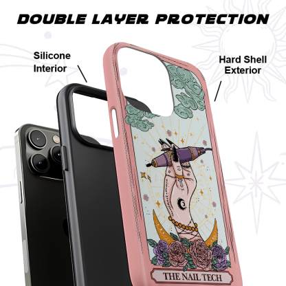 Purplehecate The Nail Tech Tarot Card Phone Case