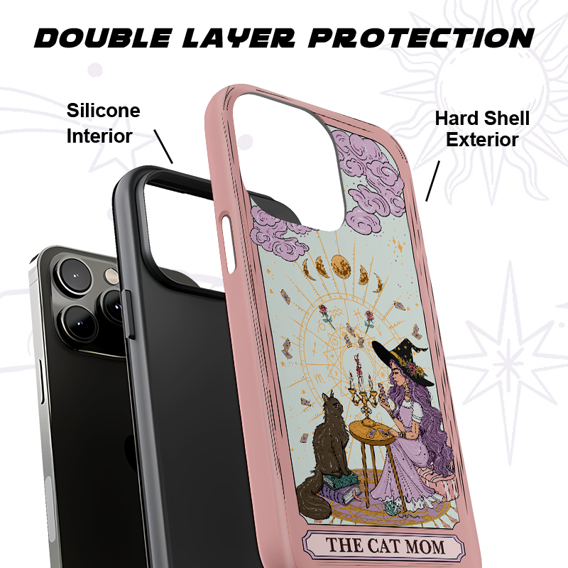 Purplehecate The Cat Witch Mom Tarot Phone Case