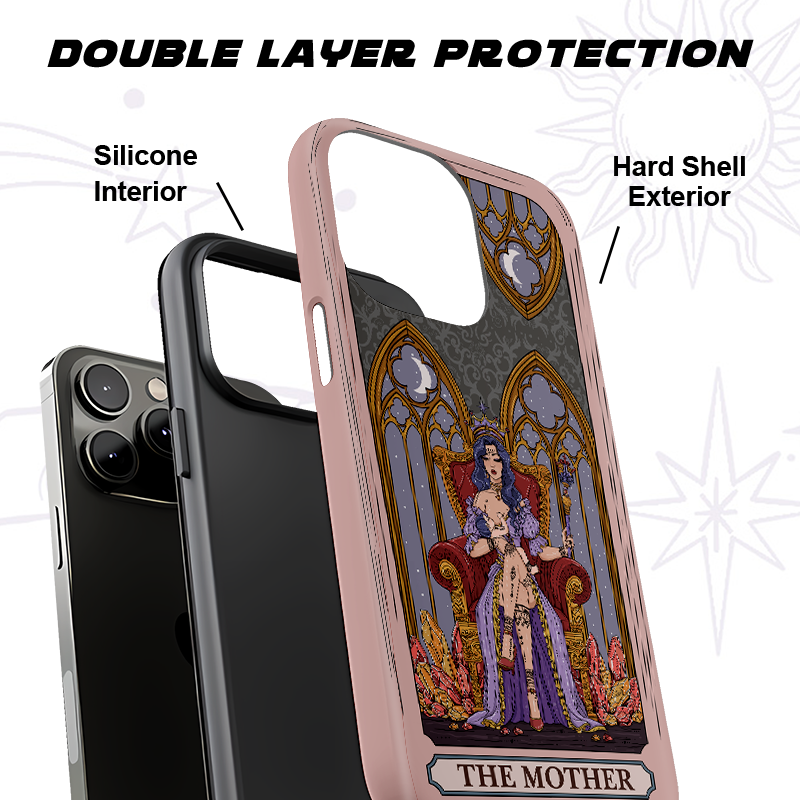 Purplehecate The Mother Tarot Card Phone Case