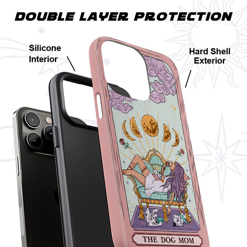 Purplehecate The Dog Mom Tarot Card Phone Case