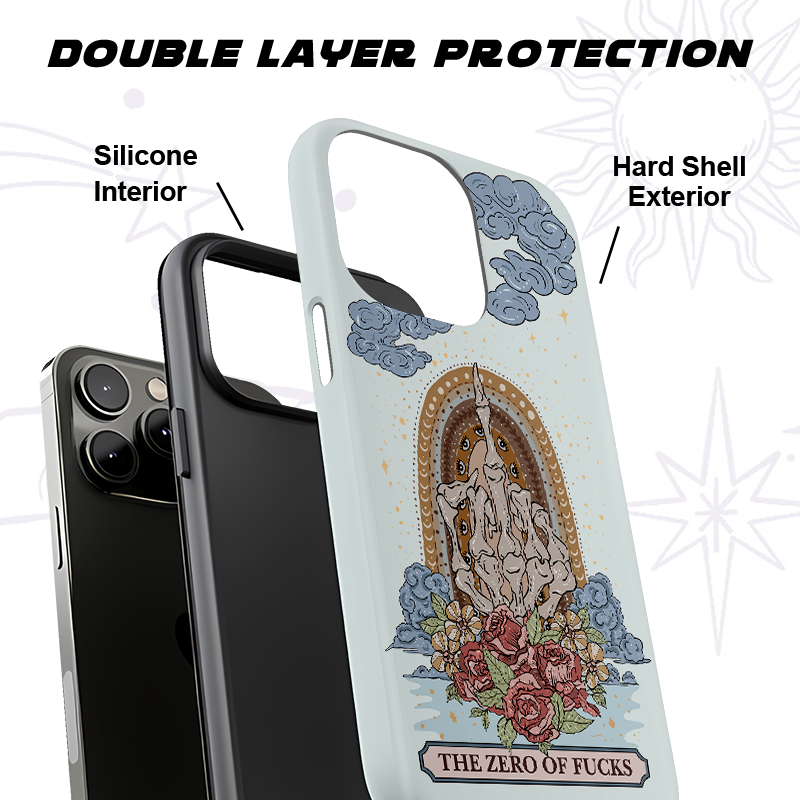 Purplehecate The Zero Of Fucks Phone Case