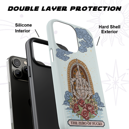 Purplehecate The Zero Of Fucks Phone Case