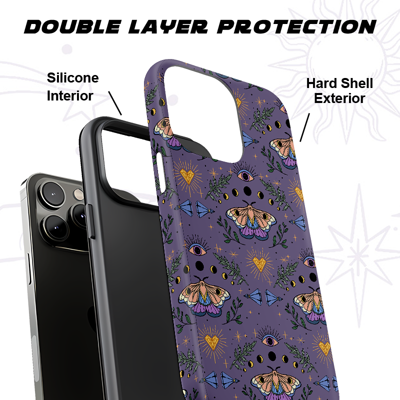 [Copy]Purplehecate Phases of the Moon Bee Phone Case