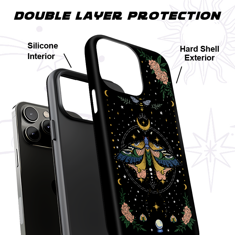 Purplehecate Mystical Moth Phone Case