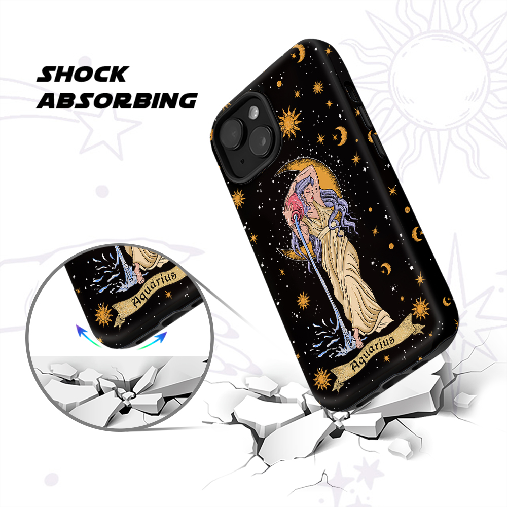 Purplehecate Aquarius Zodiac Phone Case