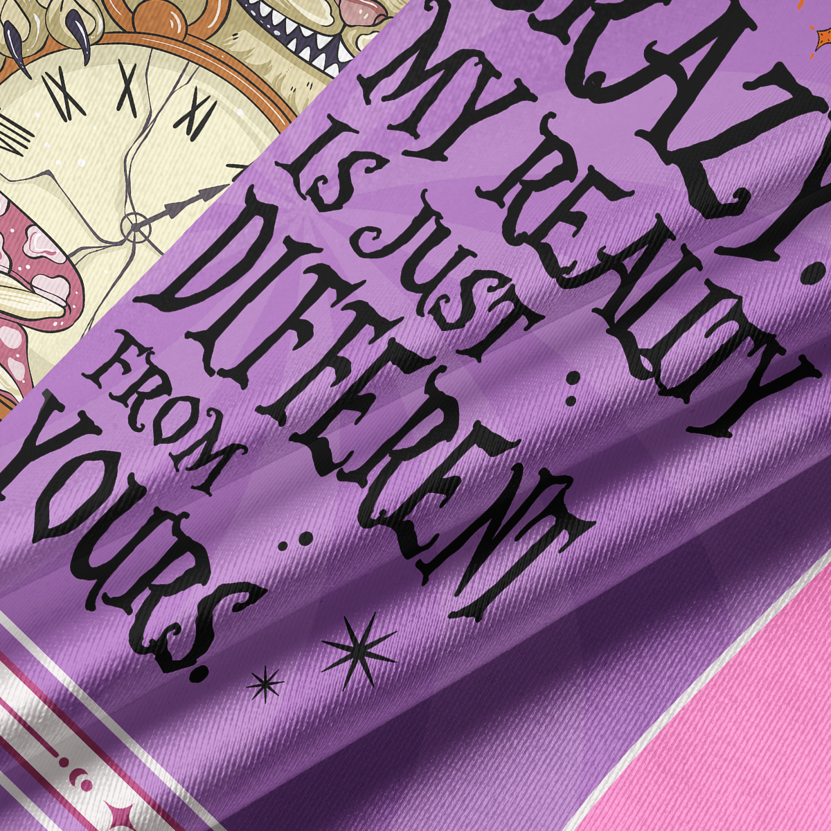 Purplehecate Unique Not Ordinary Crop Jersey Top