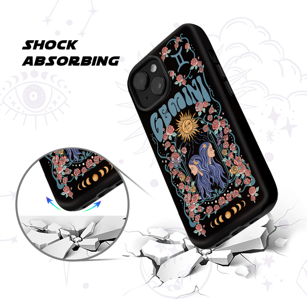 Purplehecate Gemini Spirit Zodiac Phone Case