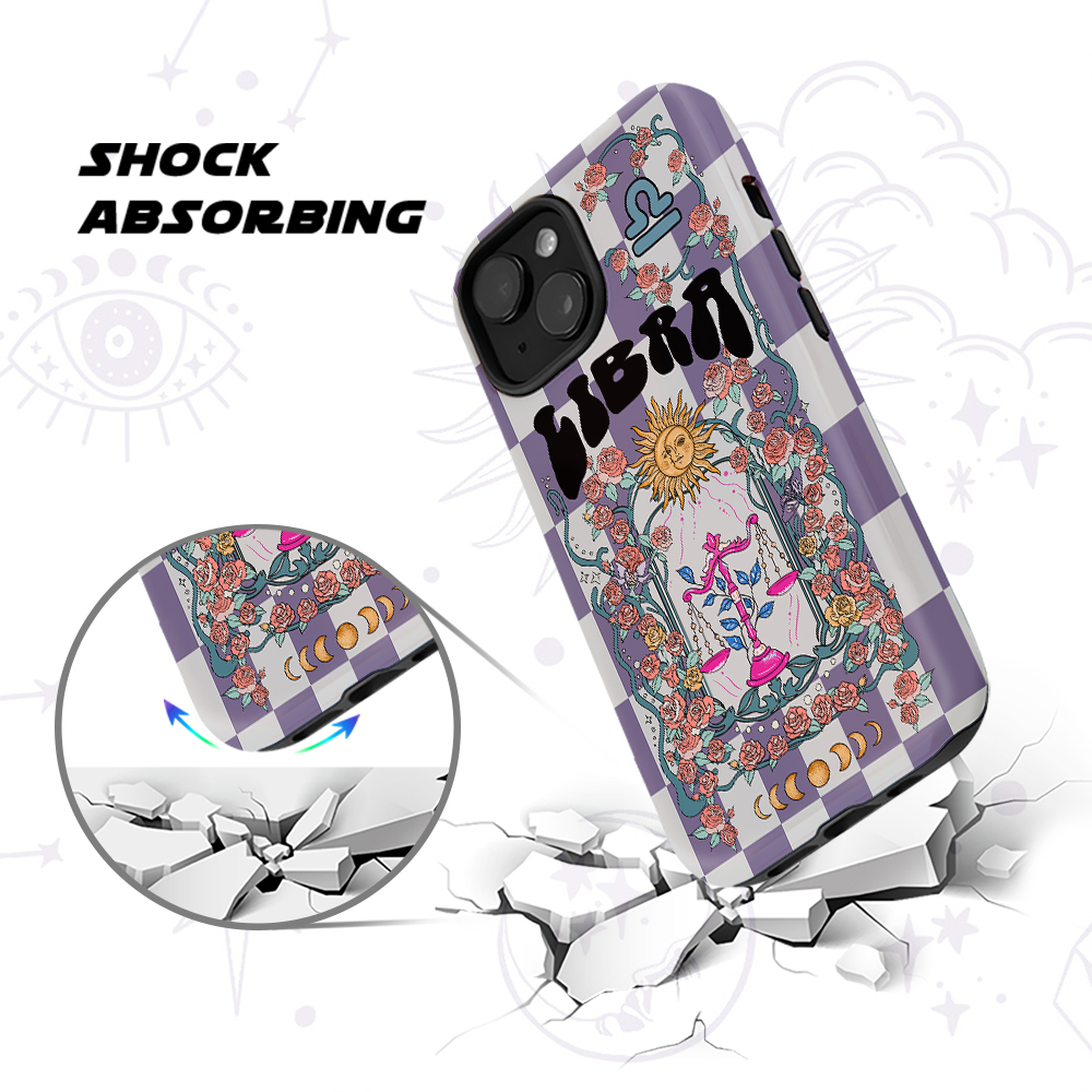 Purplehecate Libra Spirit Zodiac Collage Phone Case