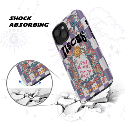 Purplehecate Pisces Spirit Zodiac Collage Phone Case