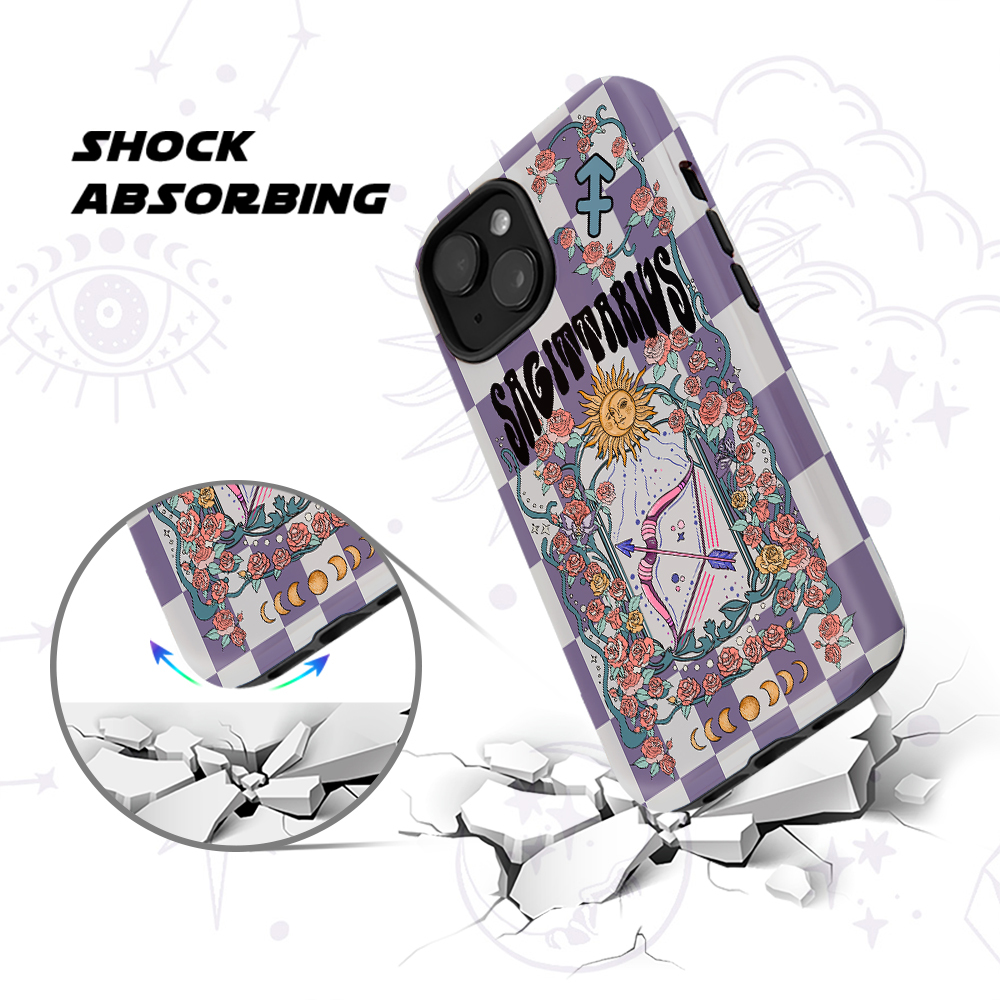 Purplehecate Sagittarius Spirit Zodiac Collage Phone Case