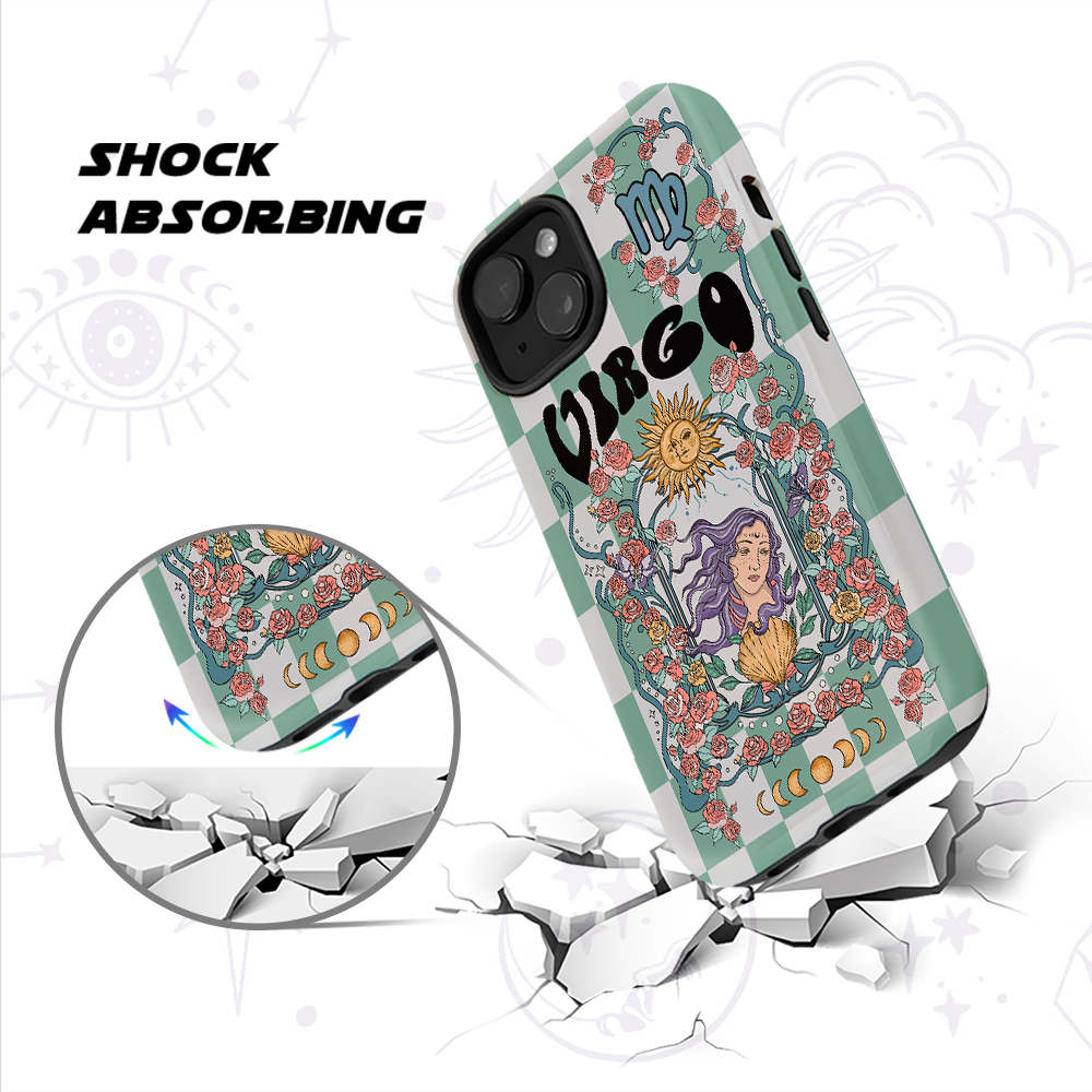 Purplehecate Virgo Spirit Zodiac Collage Phone Case