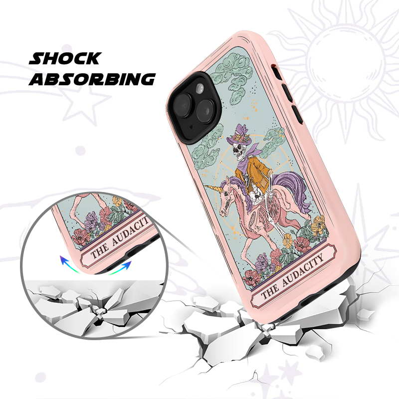 Purplehecate The Audacity Tarot Card Phone Case