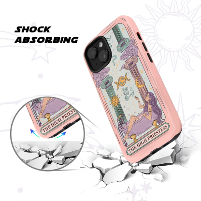 Purplehecate The High Priestess Tarot Card Phone Case