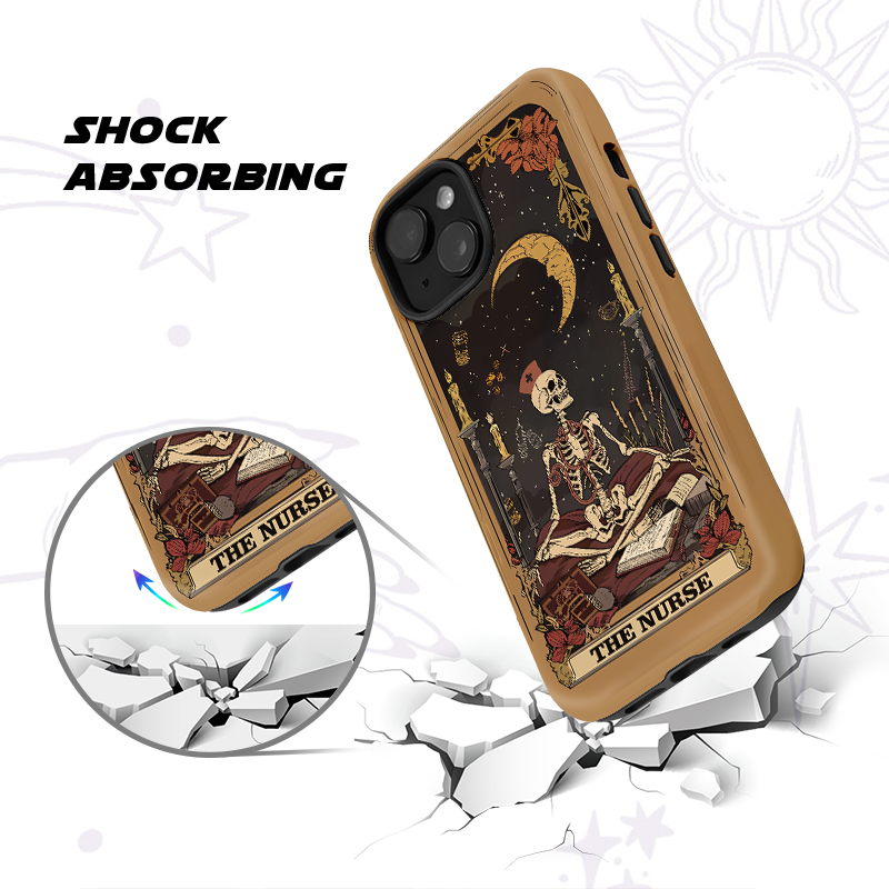 Purplehecate The Nurse Tarot Card Phone Case