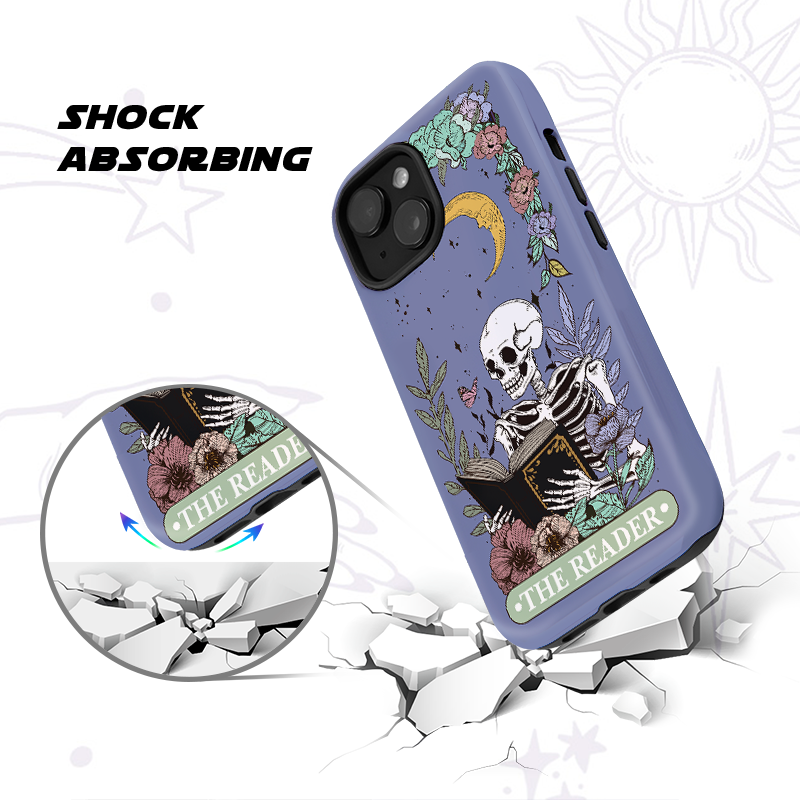 Purplehecate The Reader's Phone Case