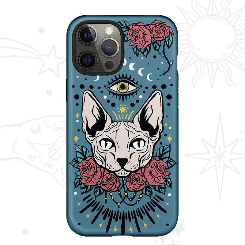 Purplehecate Mystical Cat Phone Case
