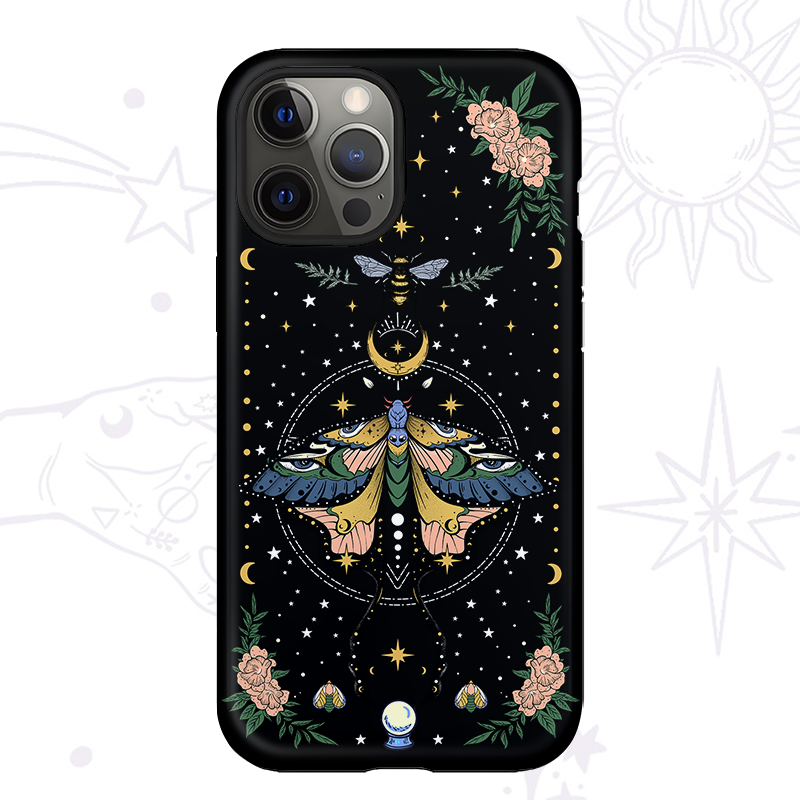 Purplehecate Mystical Moth Phone Case