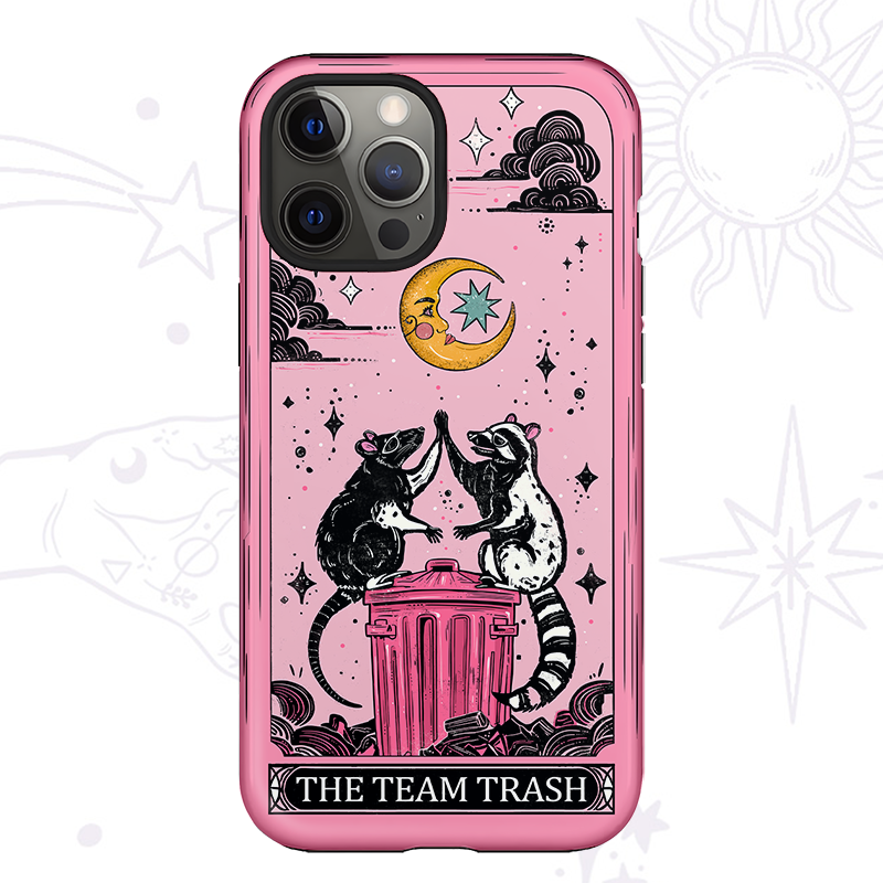 Purplehecate The Team Trash Opossum Tarot Phone Case