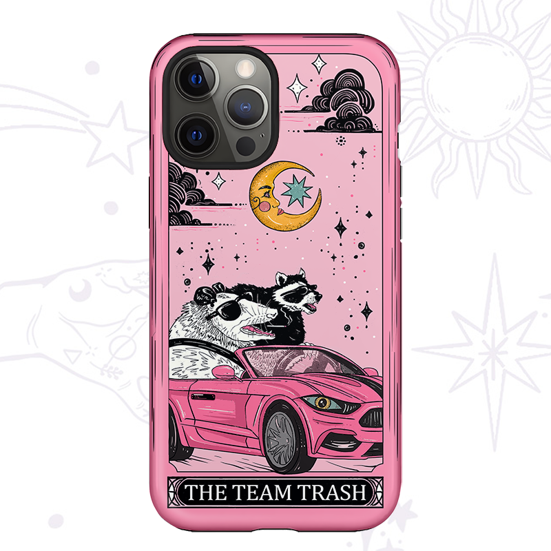 Purplehecate The Team Trash Tarot Card Phone Case